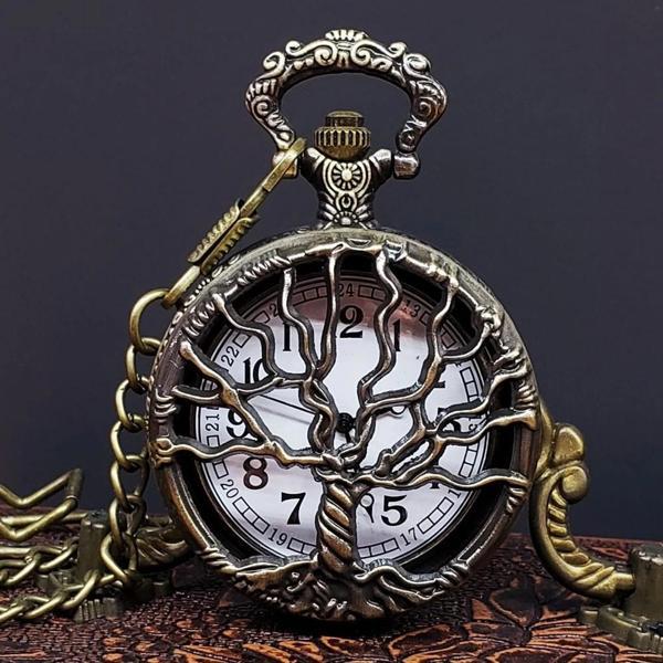 Hayat Ağaçı Tasarımlı Köstekli Saat - Image 1