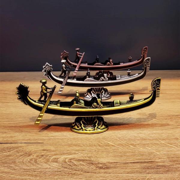 Metal Dekoratif Venedik Kayık - Image 1