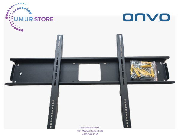 ONVO 85OVF9000UQ 85" Uydu Alıcılı 4K Ultra HD Google Smart QLED LED LCD Tv Uyumlu 70 -100 inç Televi - Image 1