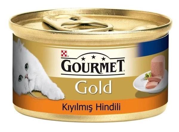 Gourmet Gold Kıyılmış Hindili Yetişkin Konserve Kedi Maması 85 Gr - Image 1