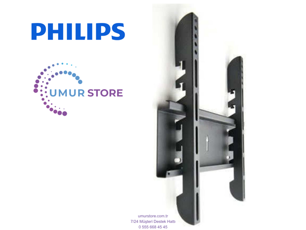Philips 55PUS8609/62 55” 4K UHD LED Dolby Atmos Titan OS Ambilight 37-55 inç Uyumlu Televizyon Duvar - Image 1