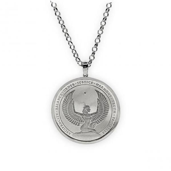 AgaKulche 1 Ons Silver 14 Ayar Altın Çerçeve Kolye - Image 1