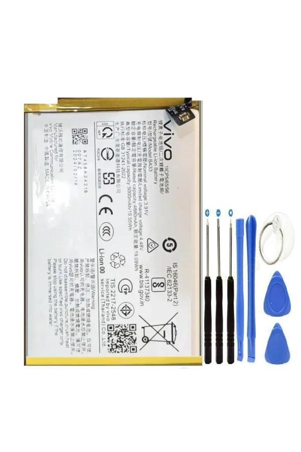 Vivo Y18 (V2333) Batarya Pil 5000 mAh+Tamir Set - Image 1