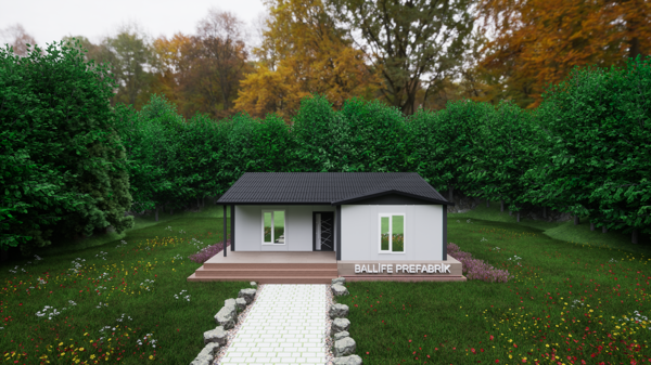 BALLİFEPREFABRİK 113 M2 STANDART PREFABRİK KONUT - Image 1