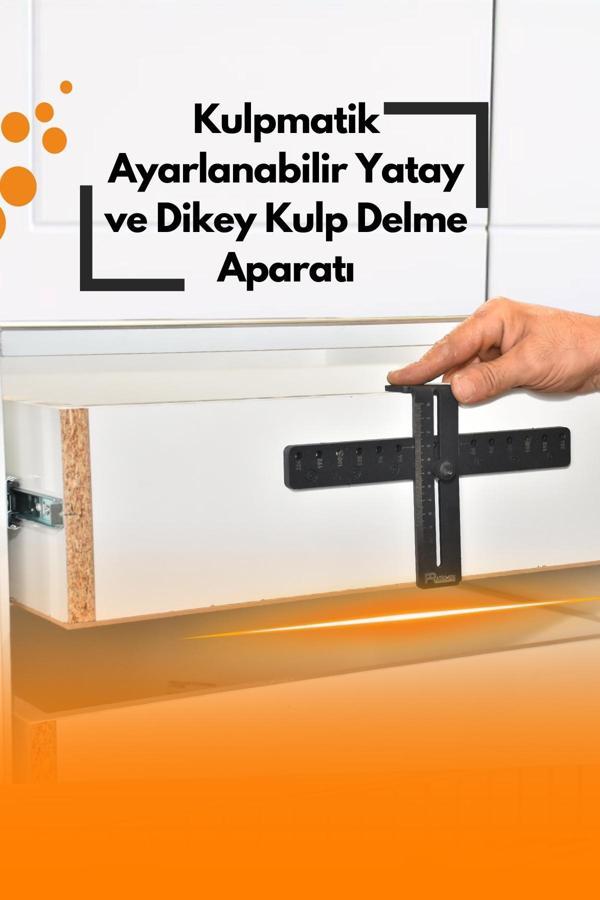 Pratikmen Kulpmatik Ayarlanabilir Yatay Ve Dikey Kulp Delme Aparatı - Image 1