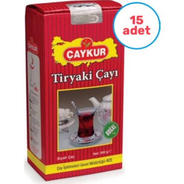 Çaykur Tiryaki Çay 500 gr 15'li Paket - Image 1