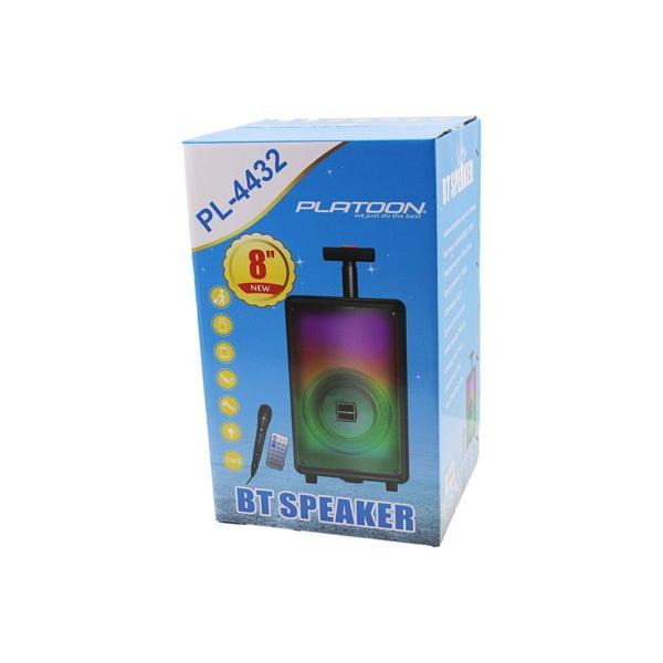 BLUETOOTH MİKROFON - KUMANDALI SPEAKER IŞIKLI 2400mAH 256x228x421MM 20W - 100HZ-20KHZ - 85dB PL-4432 (2818) - Image 1