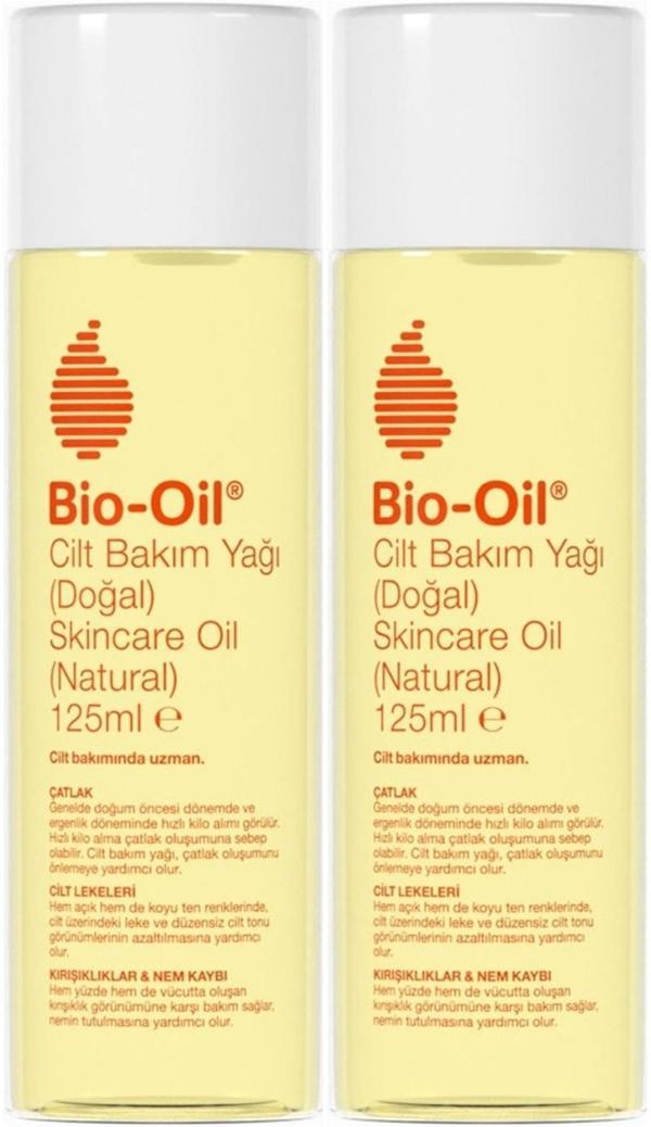 Bio-Oil %100 Natural Çatlak & Leke Karşıtı Nemlendirici Doğal Cilt Bakım Yağı 125ML (2 Li Set) - Image 1