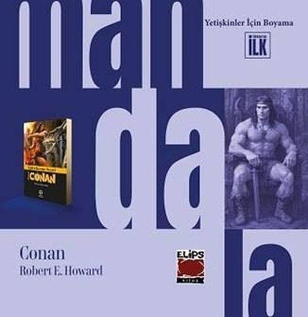 Mandala Dünyası Conan - Yetişkinler İçin Boyama - Elips Kitapları - Image 1