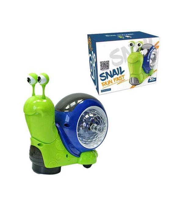 Sesli Işıklı Hareketli Pİlli Disco Gezgin Salyangoz 2282 - Image 1