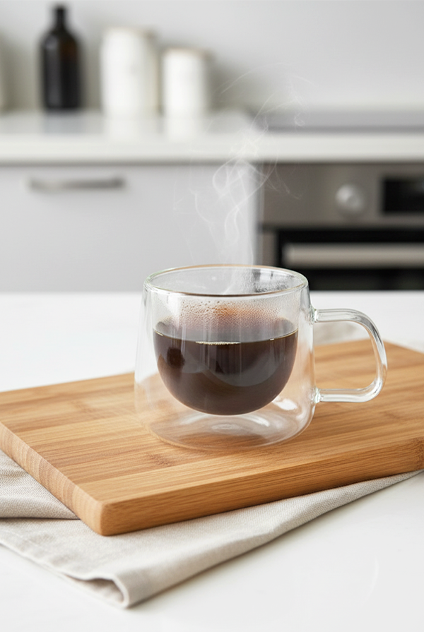 Clara Çift Cidarlı Kulplu Bardak 200Ml - Image 1