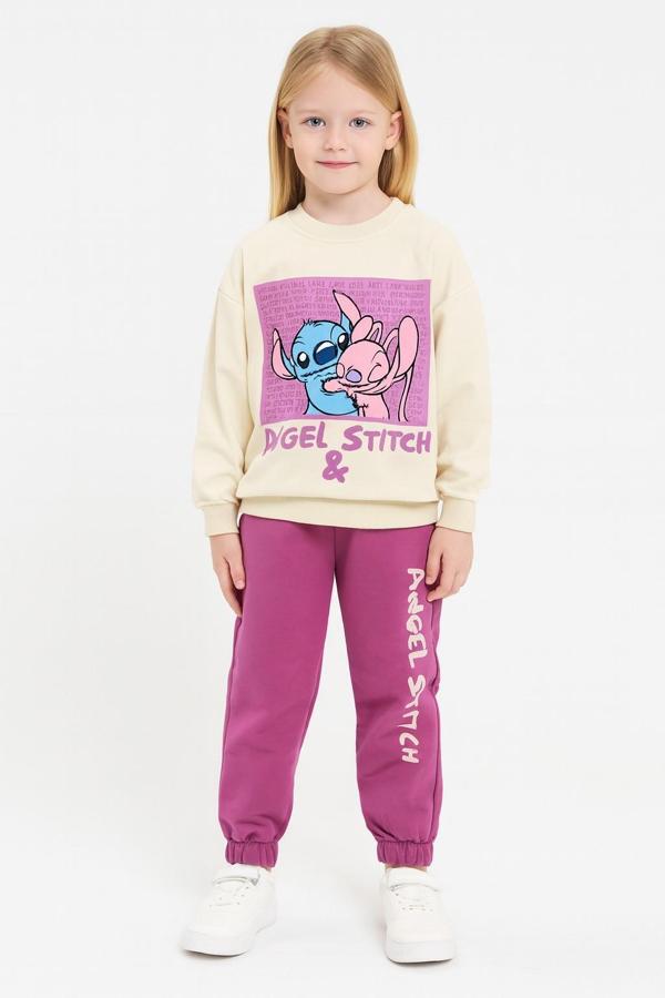 Stitch Kız Çocuk Eşofman Takım - Image 1