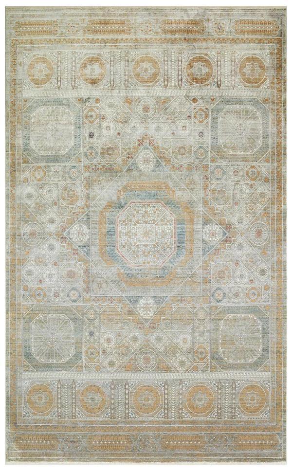 Hoom Rugs Bomonti MHL 10 Terra Viskon & Akrilik Modern Salon Halısı - Image 1