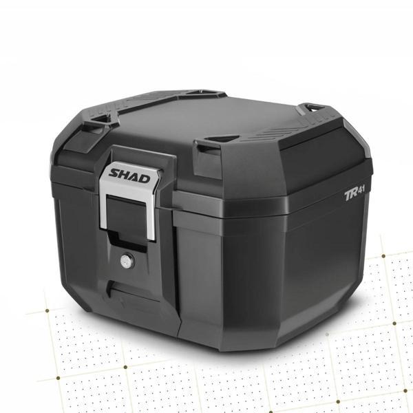 Shad TR41 Terra Siyah Motosiklet Arka Çanta - Image 1