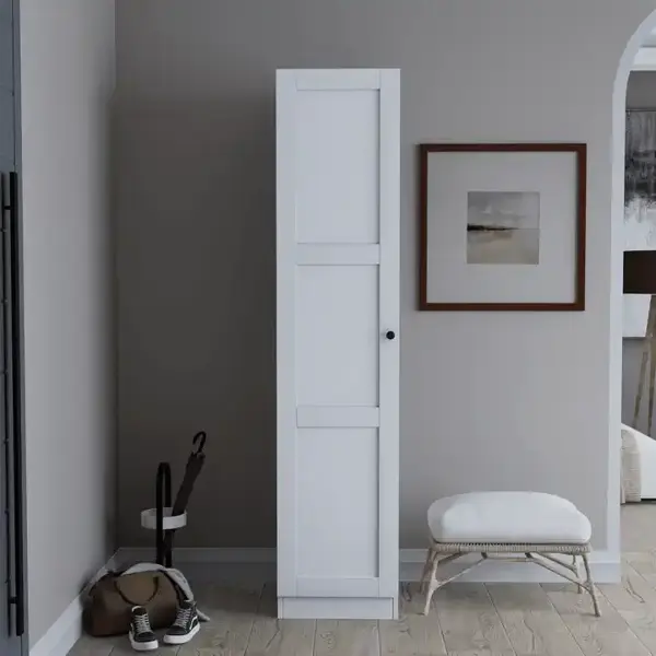 Lucas Tek Kapılı 6 Raflı Çok Amaçlı Dolap - Image 1