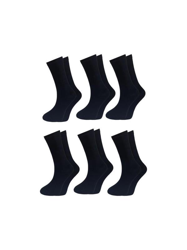 6 Lı Royam Konsept Bambu Koku Yapmayan Erkek Kışlık Dikişsiz Soket Çorap - Image 1