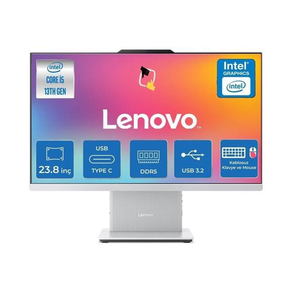 Ideacentre 24IRH9 Aıo Intel Core I5 13420H 16GB 1tb SSD Windows 11 Pro 23.8" Fhd 100hz All-In-One Bilgisayar F0HN0053TR  - Image 1