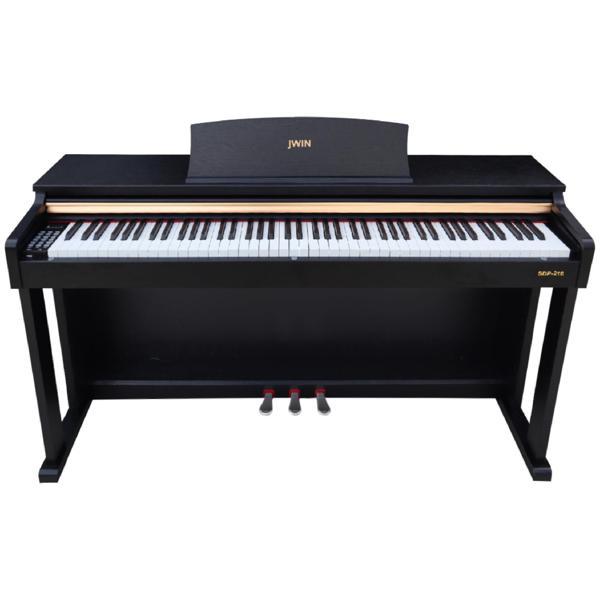 Jwin Sapphire SDP-216 Çekiç Aksiyonlu 88 Tuşlu Dijital Piyano - Siyah - Image 1