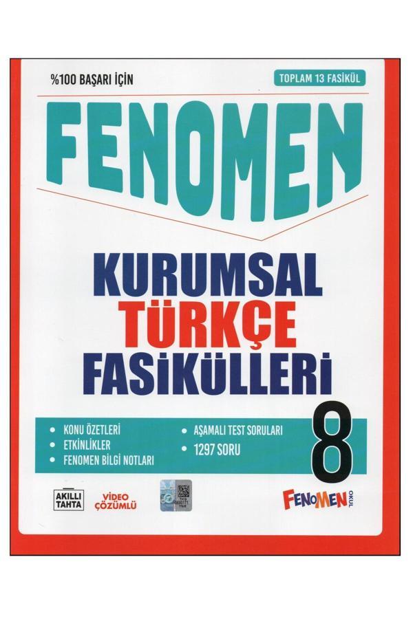 FENOMEN 8.SINIF KURUMSAL TÜRKÇE FASİKÜLLERİ - Fenomen Yayıncılık - Image 1