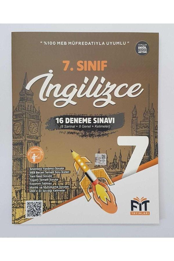 7. Sınıf Ingilizce 16 Deneme Sınavı (8 SARMAL 8 GENEL KELİMELER) - Fit Yayınları - Image 1