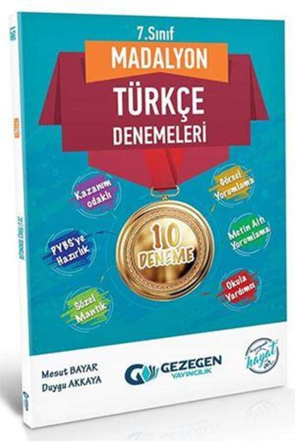 7. Sınıf Madalyon Türkçe Denemeleri 10 Deneme - Gezegen Yayıncılık - Image 1