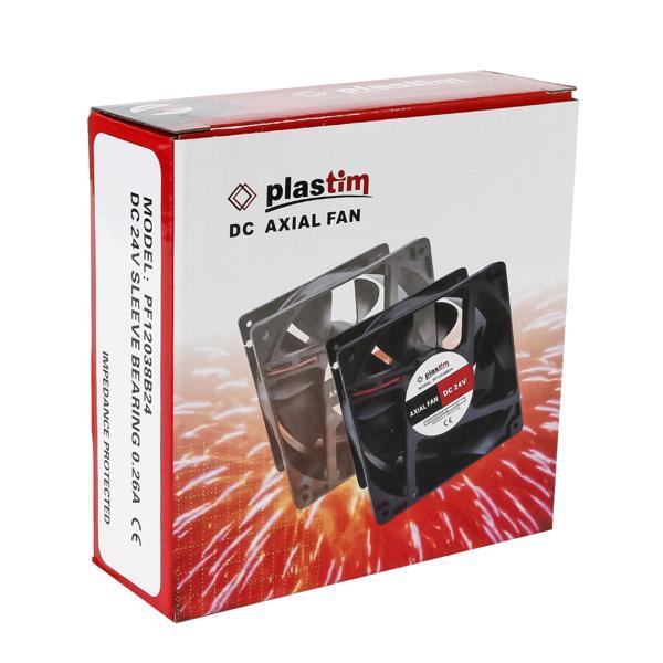 Plastim Bilezikli Aksiyel Fan 120x120x38mm 24VDC - PF12038B24 - Image 1