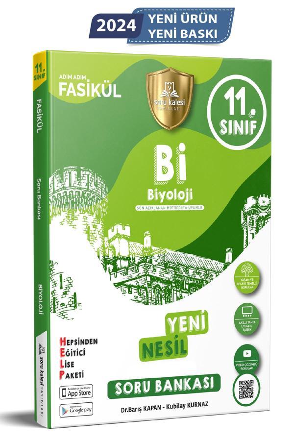 Soru Kalesi 11. Sınıf Biyoloji Soru Fasikülü - Soru Kalesi Yayınları - Image 1