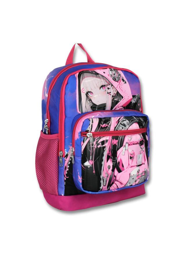 5111 PEMBE KIZ ANIME SIRT ÇANTASI - Image 1