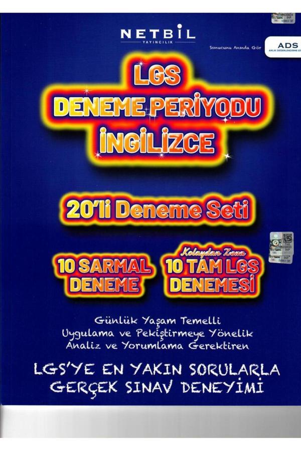 Netbil 8.sınıf Ingilizce 20'li Deneme Periyodu - Netbil Yayınları - Image 1