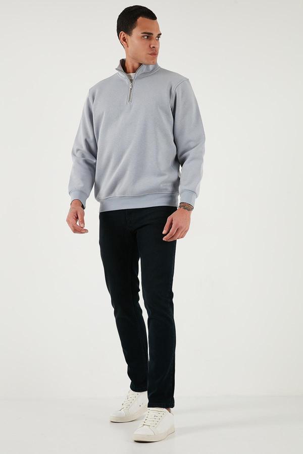 Buratti Pamuklu Normal Bel Regular Fit Boru Paça Jeans Erkek Kot Pantolon 2211C05PARMA KOYU LACİVERT - Image 1