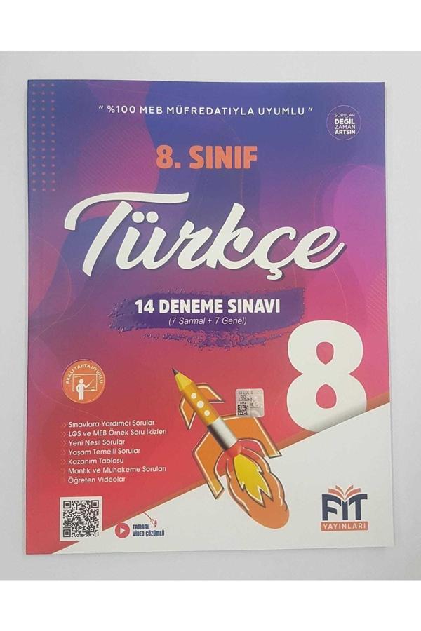 8. Sınıf Lgs Türkçe 14 Deneme Sınavı (7 SARMAL 7 GENEL) - Fit Yayınları - Image 1
