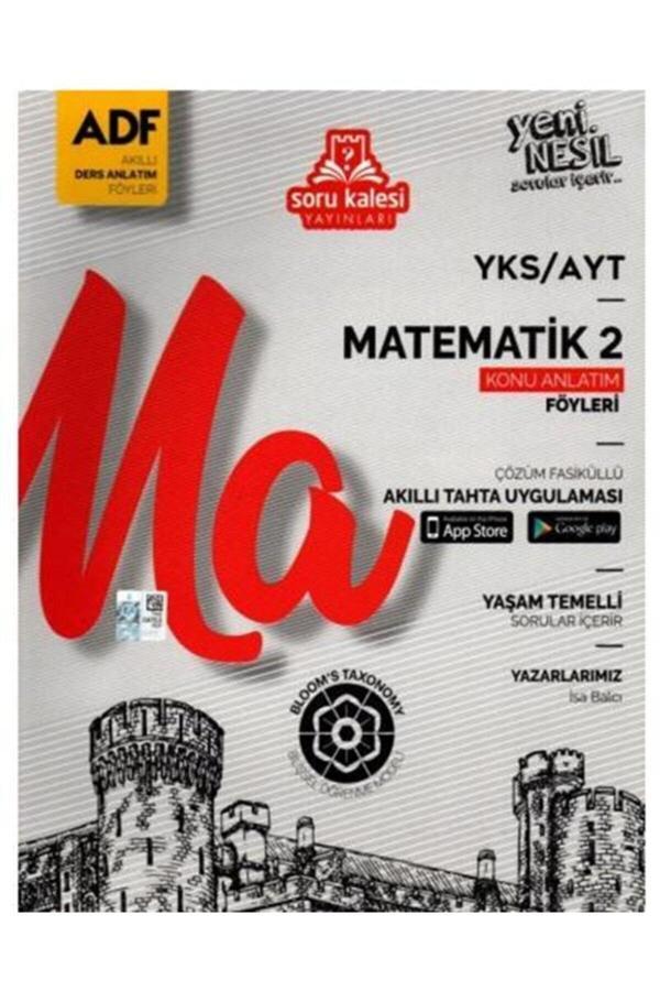 Ayt Matematik 2 Konu Anlatım Föyü Adf Soru - Soru Kalesi Yayınları - Image 1