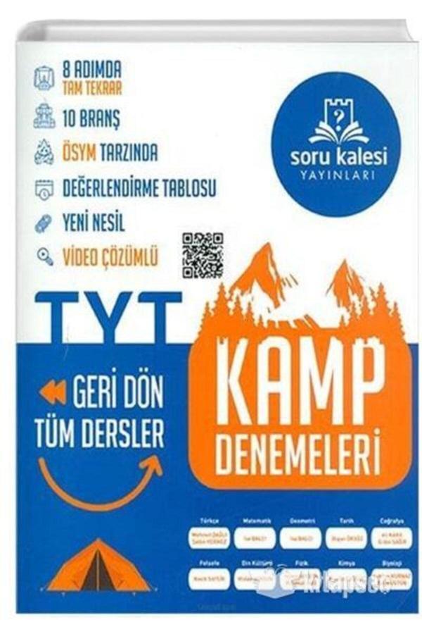 Tyt Geri Dön Tüm Dersler Kamp Denemeleri - Soru Kalesi Yayınları - Image 1
