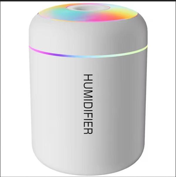 MİGHTY RGB BEYAZ 180 ML USB ULTRASONİK OFİS ODA VE ARABA HAVA NEMLENDİRİCİ BUHAR MAKİNESİ AROMA DİFİZÖRÜ - Image 1
