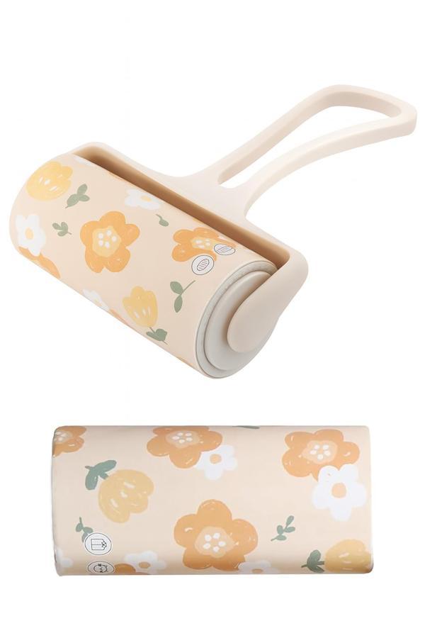 Yapışkanlı Yapraklı Tüy Toplama Rulosu Yatay Kedi Köpek Tüy Tiftik Rulosu 15+15 Yaprak Tüy Bandı - Image 1