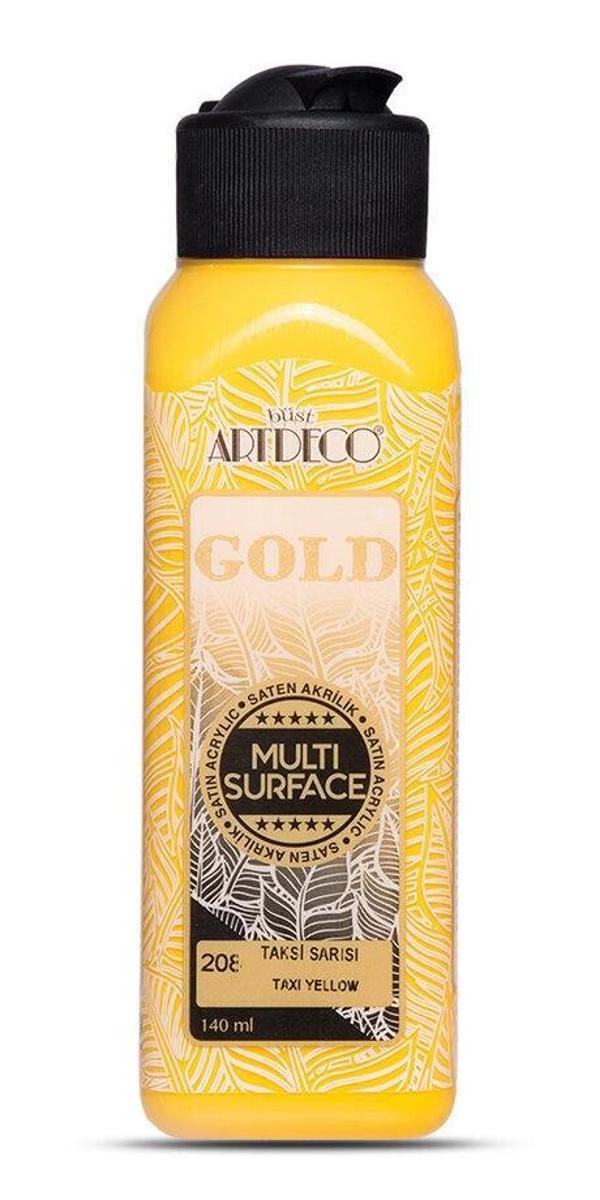 Supertrend Gold Multi Surface Akrilik Boya 140 ml. 208 TAKSİ SARISI - Image 1