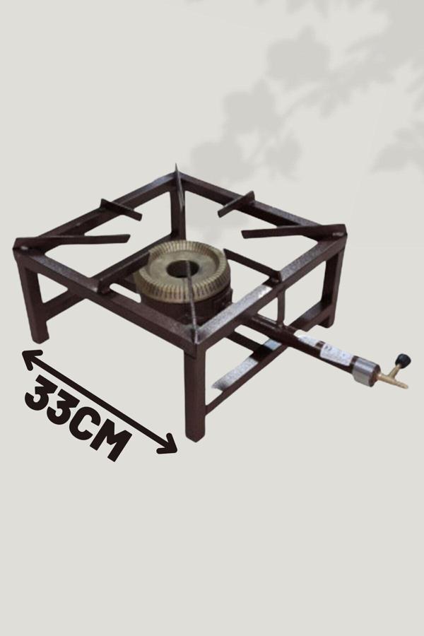 Gülsan Tüplü Canavar Ocak Döküm Otel Pansiyon Lokanta Ocağı 33X33Cm - Image 1