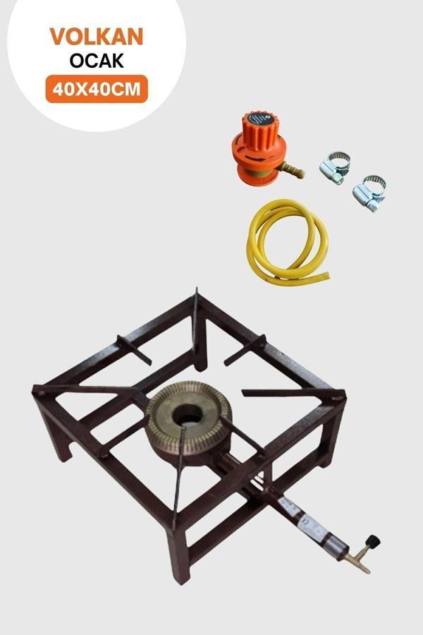 Gülsan Canavar Ocak Aşçı Ocağı Cm Sanayi Tipi Ocak Elektro Boyalı Aparatlı - Image 1