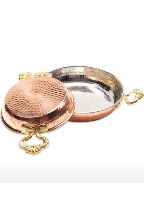 Tomurcuk Home Bakır Yumurta Sahanı Omlet Tavası Seti 2 Li 16Cm 20Cm - Image 1