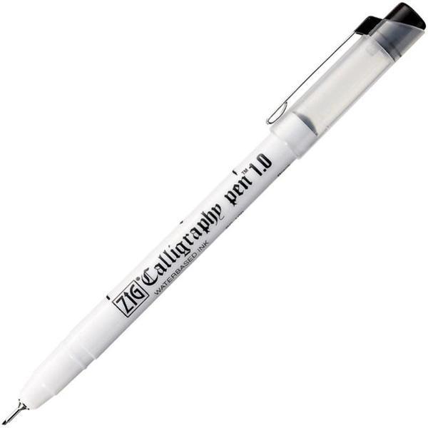 Supertrend Calligraphy Pen Arabic Yan Kesik Kaligrafi Kalemi 1.0 mm. Siyah - Image 1