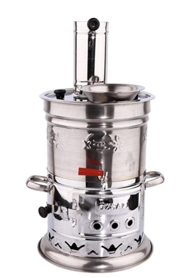 Özdemir Tek Musluklu Odunlu-Kömürlü Semaver - Image 1