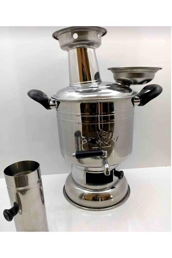 Saygılı Kömürlü Piknik Semaveri 4 Litre - Image 1