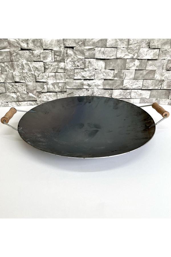 Semaver Market Kalın Hakiki Kavurma Sac 40 Cm Çift Taraflı Sac Kavurma Ve Gözleme Sacı - Image 1