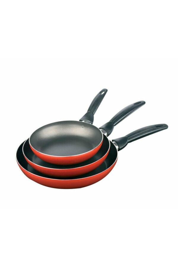 Mehtap 3'Lü Tava Seti 18+22+26 Cm - Image 1