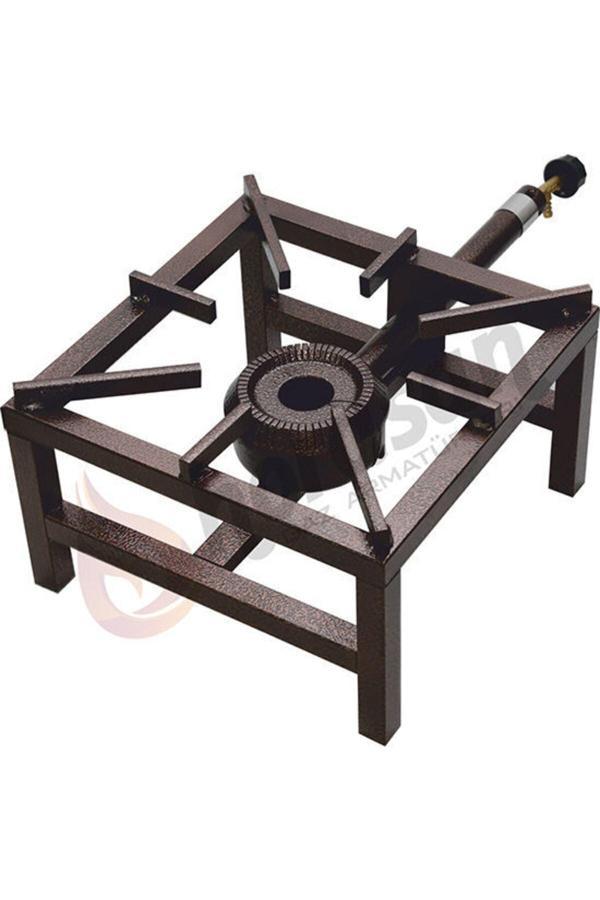 Sobapark 28X28 Cm Sanayi Tipi Ocak Volkan Ocak Kare Ocak Büyük Aşcı Aşçı Ateş Lokanta Ocağı - Image 1