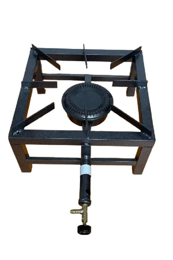 Sobapark 33X33 Cm Sanayi Tipi Ocak Volkan Ocak Kare Ocak Büyük Ateş Ocağı Lokanta Ocağı Güçlü Kazan Ocağı - Image 1