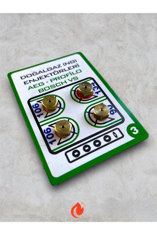 Universal Doğalgaz Ocak Enjektör Meme Montaj Seti - 7'Lik Ocak Memesi Ve 7'Lik Lokma Tornavida - Image 1