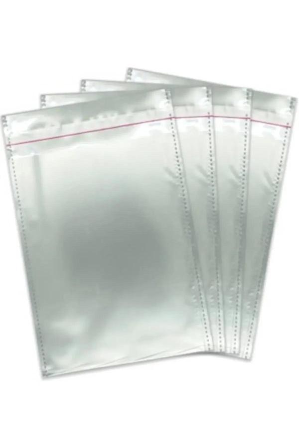 Ambalaj Evi Gümüş Lüks Metalik Yapışkanlı Hediye Paketi 40X60 Cm 25 Adet - Image 1