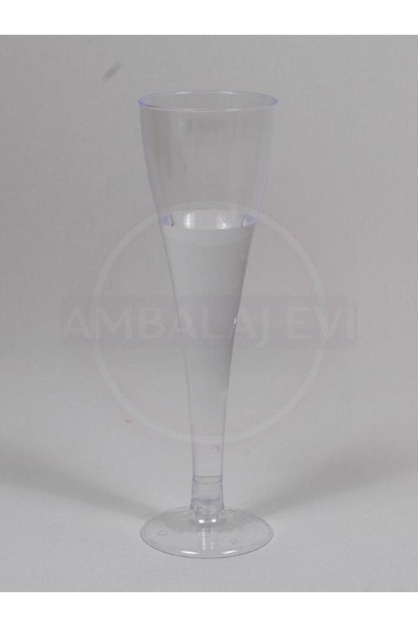 Ambalaj Evi Bardağı 6 Adet Şeffaf Mika Şampanya Kadehi Yılbaşı Sofra Ürünleri Bride To Be Kadeh - Image 1