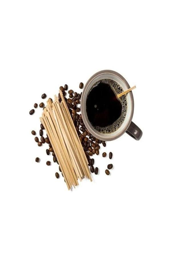 Ambalaj Evi Tahta Karıştıcı 500 Lü 1 Paket Çay-Kahve Karıştırıcı - Image 1
